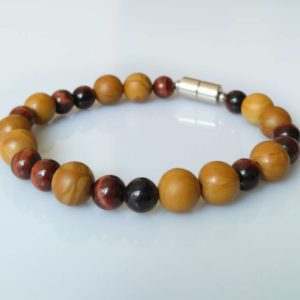 Náramek jaspis a tygří oko * Bracelet from jasper and tiger's eye