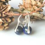 Náušnice lapis lazuli, stříbrné * Lapis lazuli earrings, silver