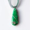 Náhrdelník s přívěskem malachit * Malachite pendant necklace