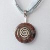 Náhrdelník s rodonitovým přívěskem * Rhodonite pendant necklace