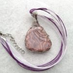 Náhrdelník s přívěskem achát * Agate pendant necklace